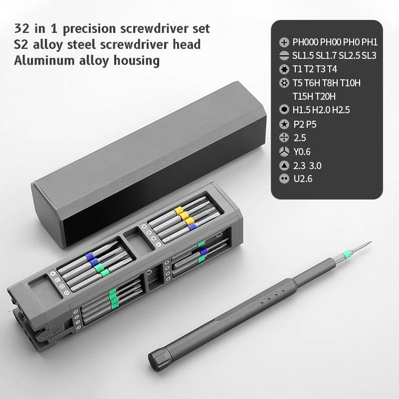 Precision Screwdriver Set – 46-in-1 Magnetic Repair Kit