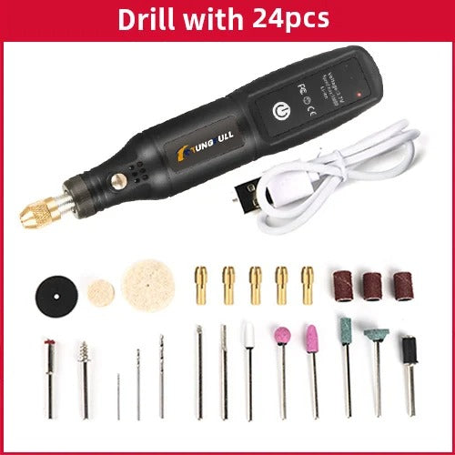 Cordless USB Rotary Engraving Tool Mini Drill