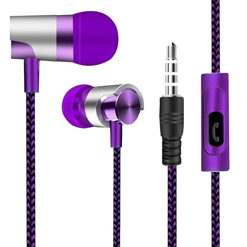 Hi-Fi Wired In-Ear Earphones – Noise Cancelling, Ergonomic 3.5mm Headphones