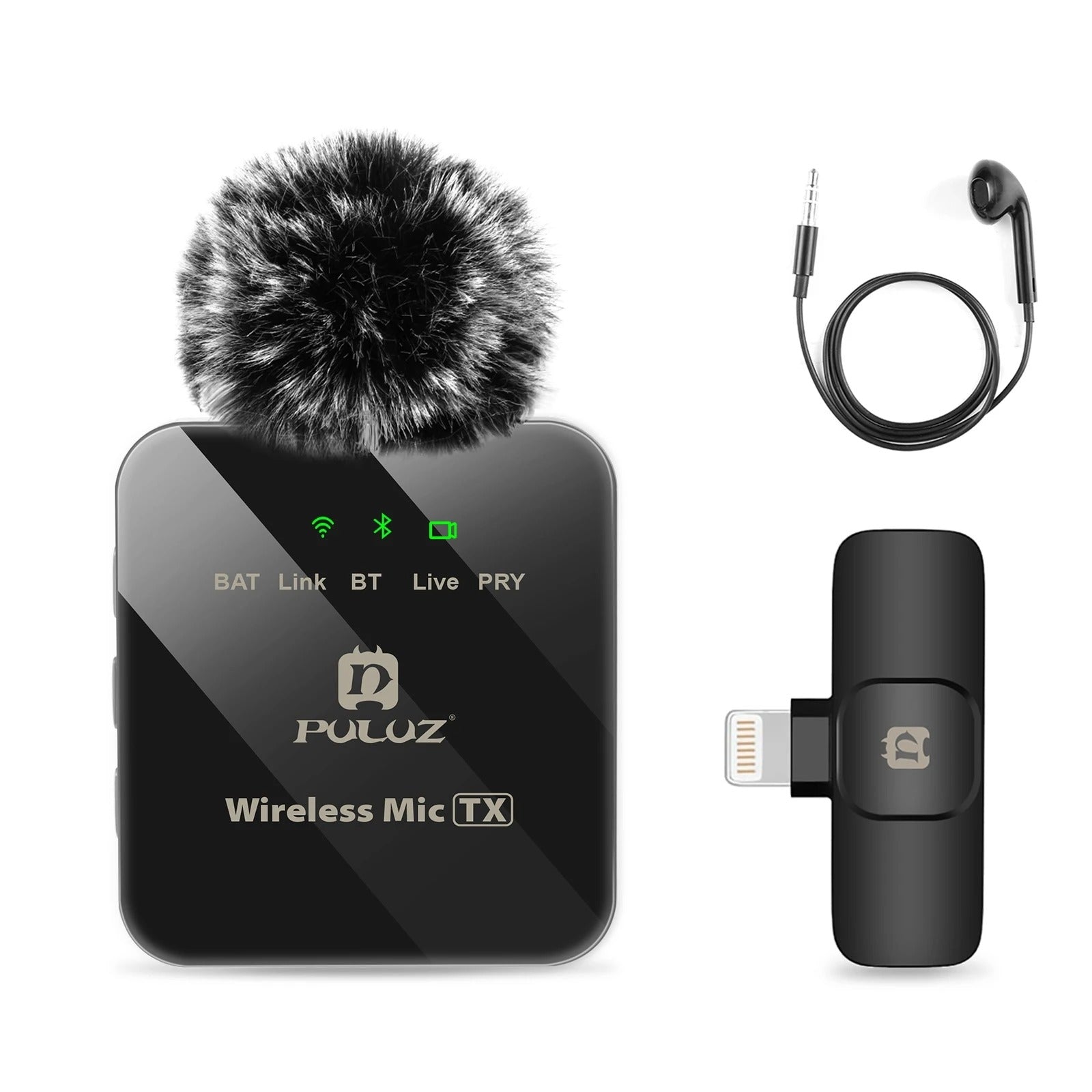 Wireless Lavalier Microphone with Noise Reduction for Smartphones