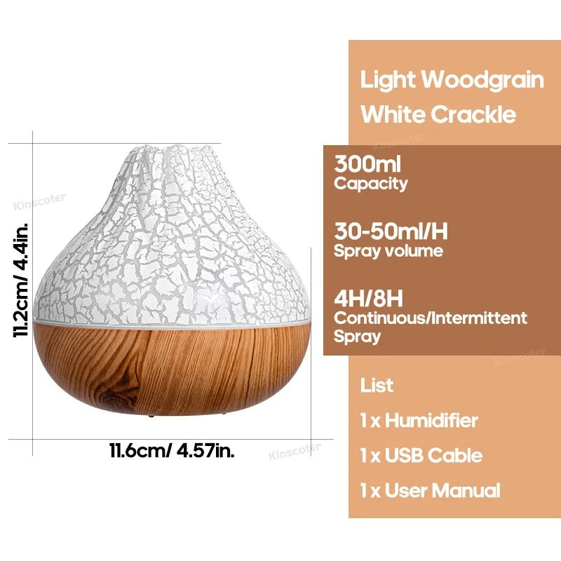 300ML Volcano Air Humidifier – Desktop Electric USB Humidifier