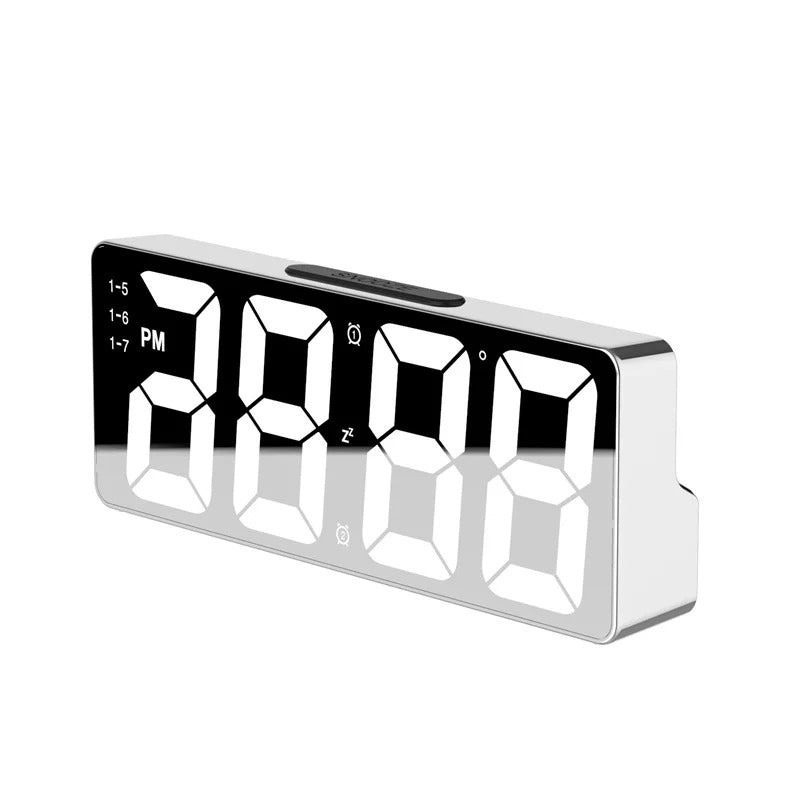 Digital Led Alarm Clock with Temperature Display