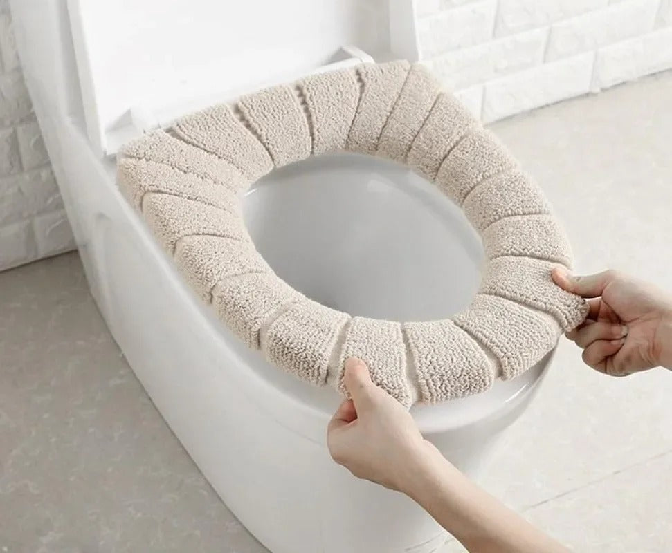Soft Washable Toilet Seat Cover – Warm Acrylic Mat