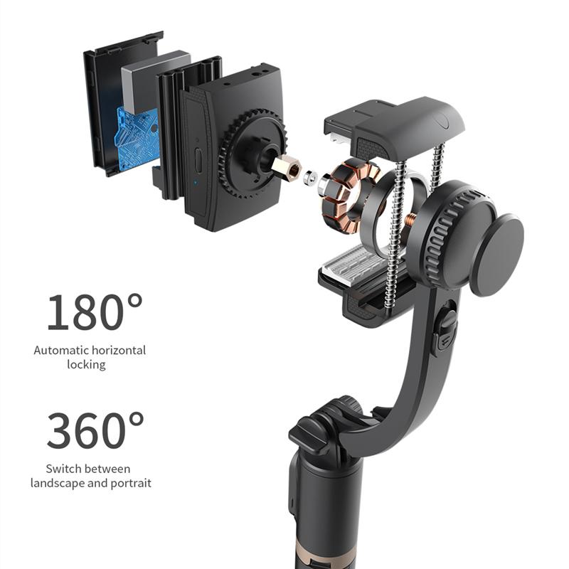 3-Axis Gimbal Selfie Stick with Bluetooth Tripod