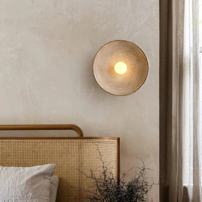 Nordic Creative Retro Round Wall Lamp - TheOrivana