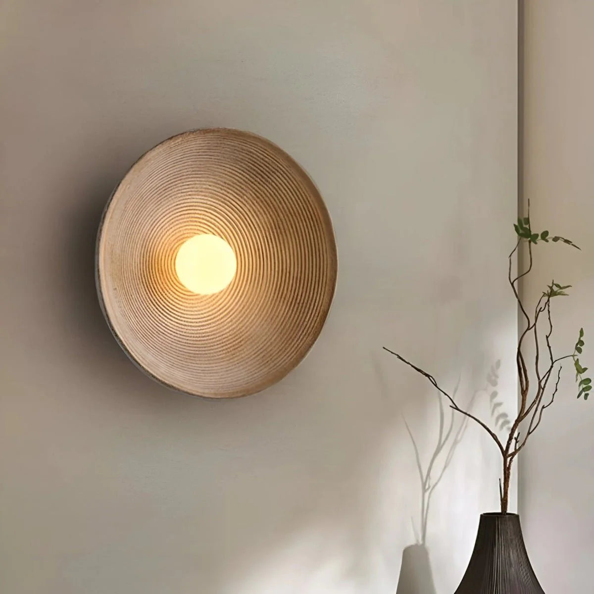 Nordic Creative Retro Round Wall Lamp - TheOrivana