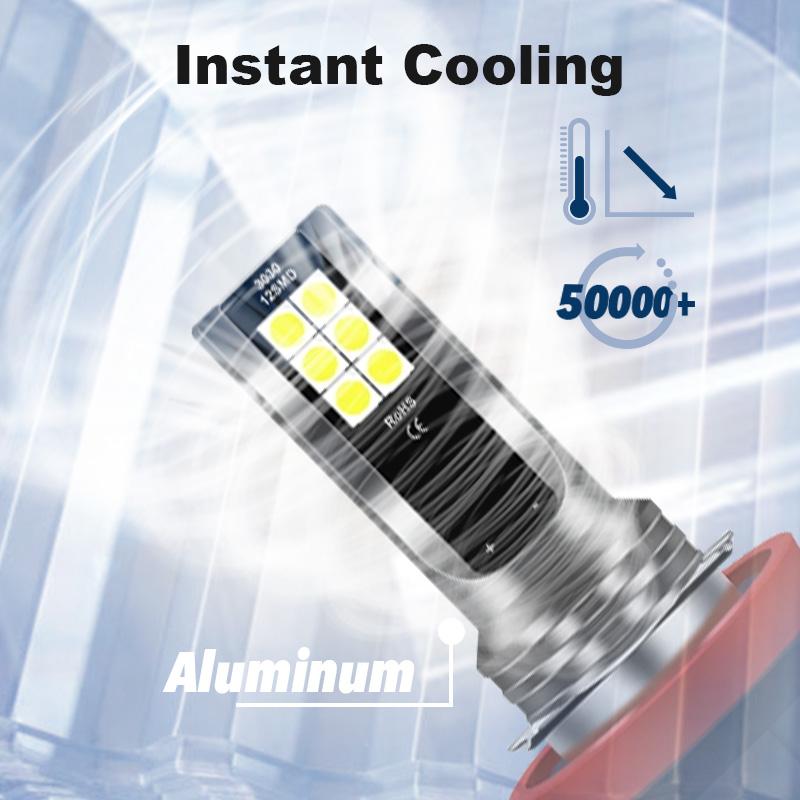 H7 H11 LED Headlight Bulbs 6500K 80W Set