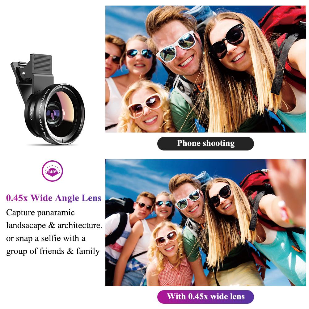 0.45x Wide Angle & 12.5x Macro Lens Kit
