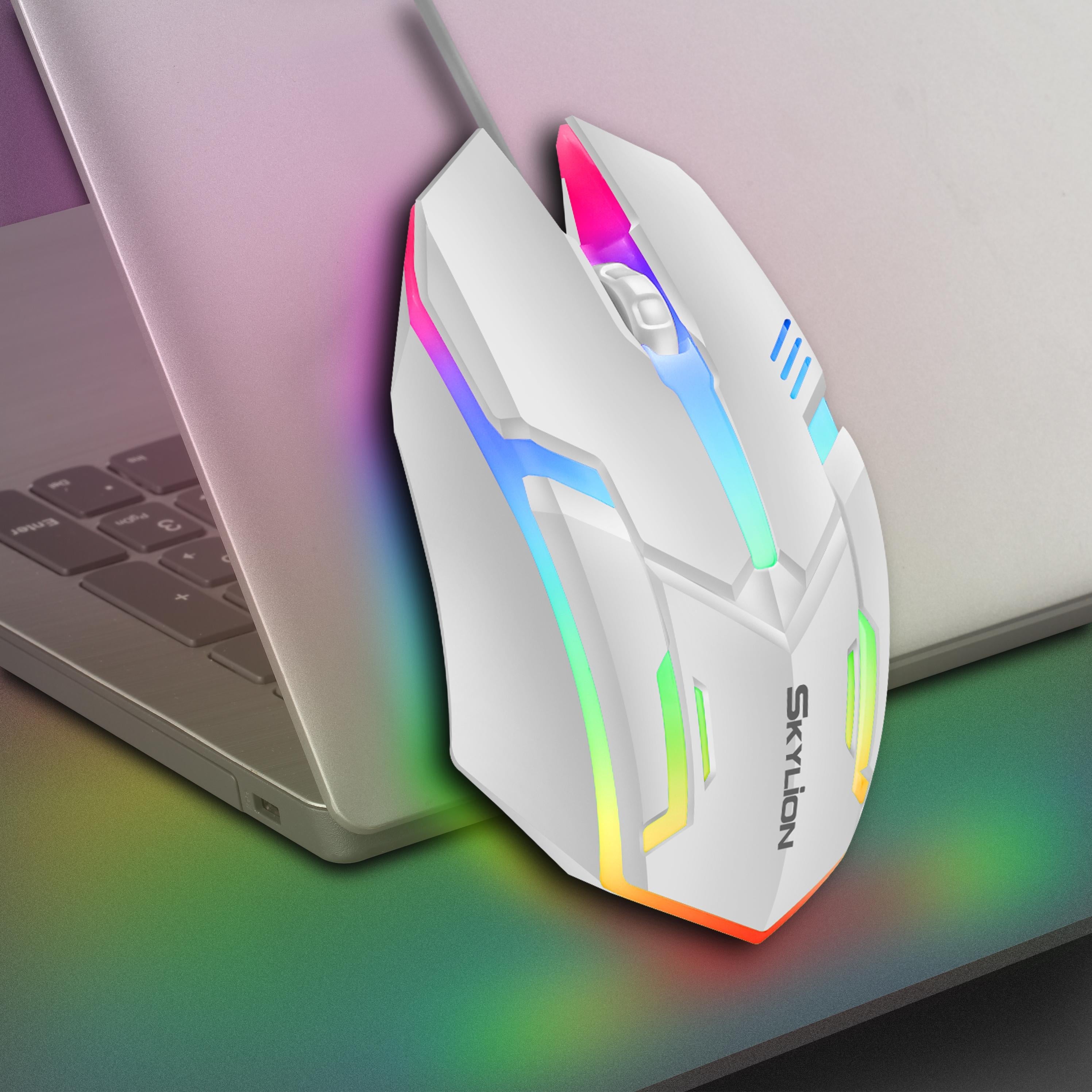RGB Wired Gaming Mouse with 3 Buttons & Precision Tracking